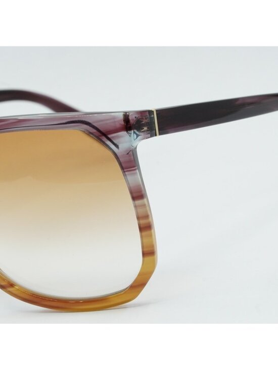 Loewe LW40001I 83V Filipa Sunglasses Purple to Orange Gradient Square Frame main image 6